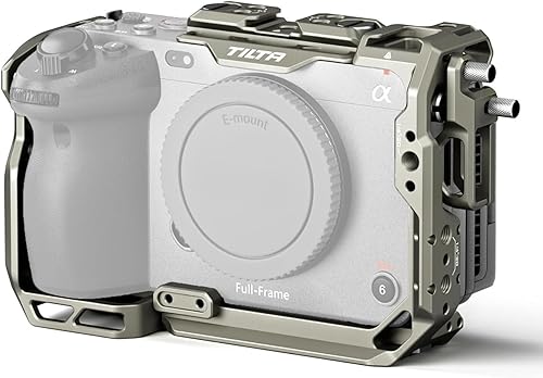 Miniatura 6 de Tilta Kit ligero de jaula para cámara FX3FX30 V2  Incluye jaula completa, mango lateral avanzado + más  Placa superior de riel NATO, zapata fría,