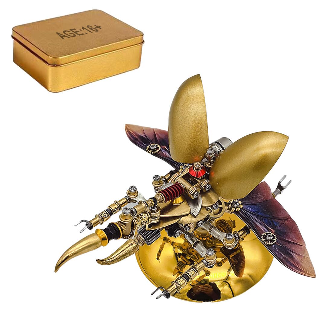 機械ホタル-スチームパンクシリーズ-芸術-アート-金属-オリジナルデザイン 機械ホタル-スチームパンクシリーズ-芸術-アート-金属