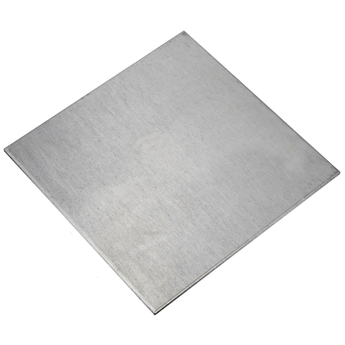 Machines Feuille de plaque en titane Ti Gr2, 100x100mm, haute dureté, 1 pièce, 0.5mm, 0.8mm, 1mm, 2mm, 3mm, 4mm d'épaisseur Structure(100x200x3mm)