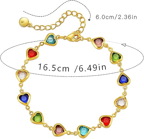 Vista 36 de Delicadas pulseras de oro para mujer, chapado en oro 18, ajustable, mal de ojo, mariposa, cuentas, perla, corazón, turquesa, hecha a mano para mujer