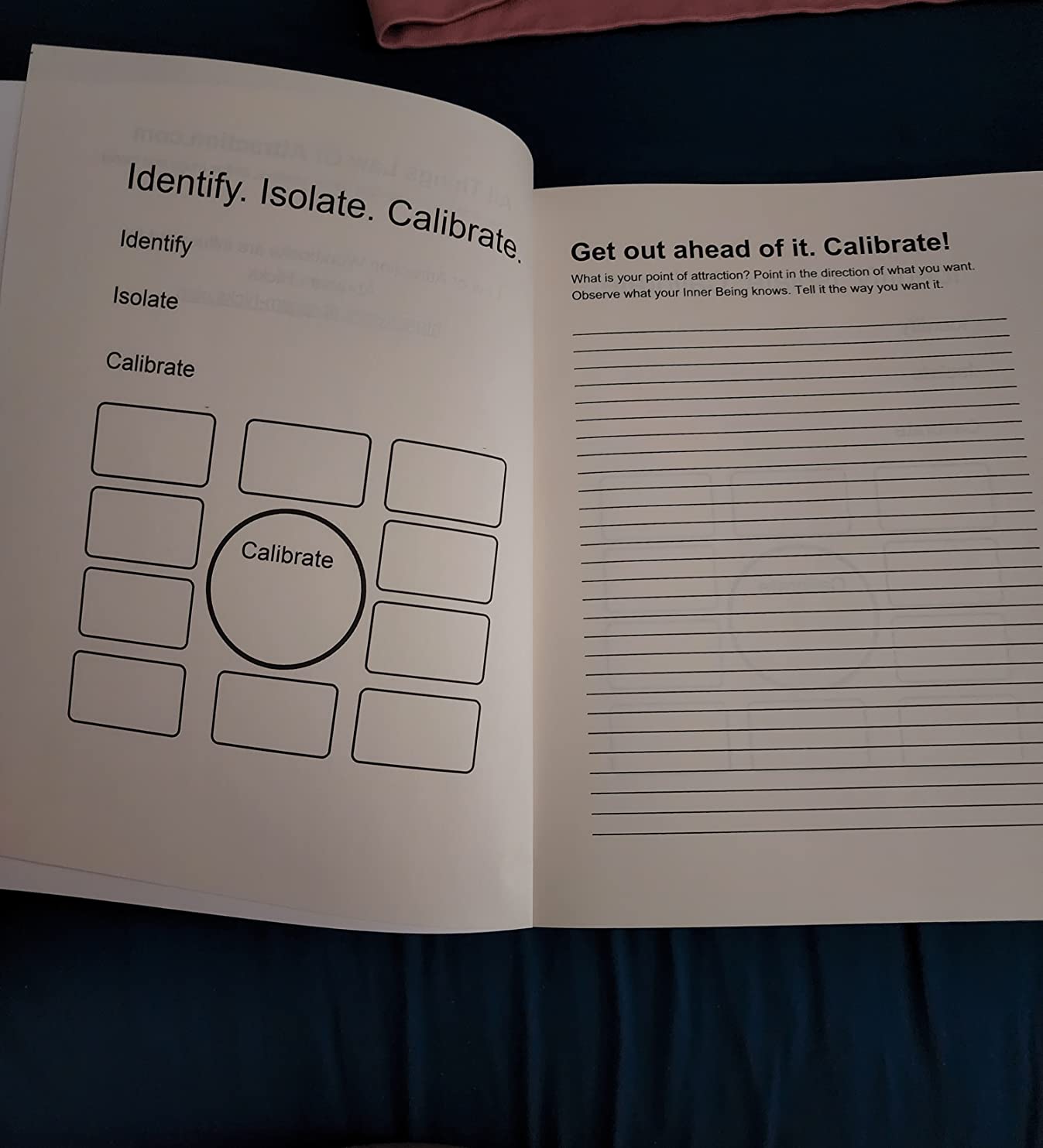 Identify Isolate Amazon | Identify Isolate Calibrate: Law Of Attraction Workbook ...