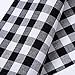 Cooraby 6 Sheets 12 x 12 Inch Buffalo Plaid Heat Transfer Vinyl Check Printed Clothes Vinyl Sheets Adhesive Iron on Vinyl