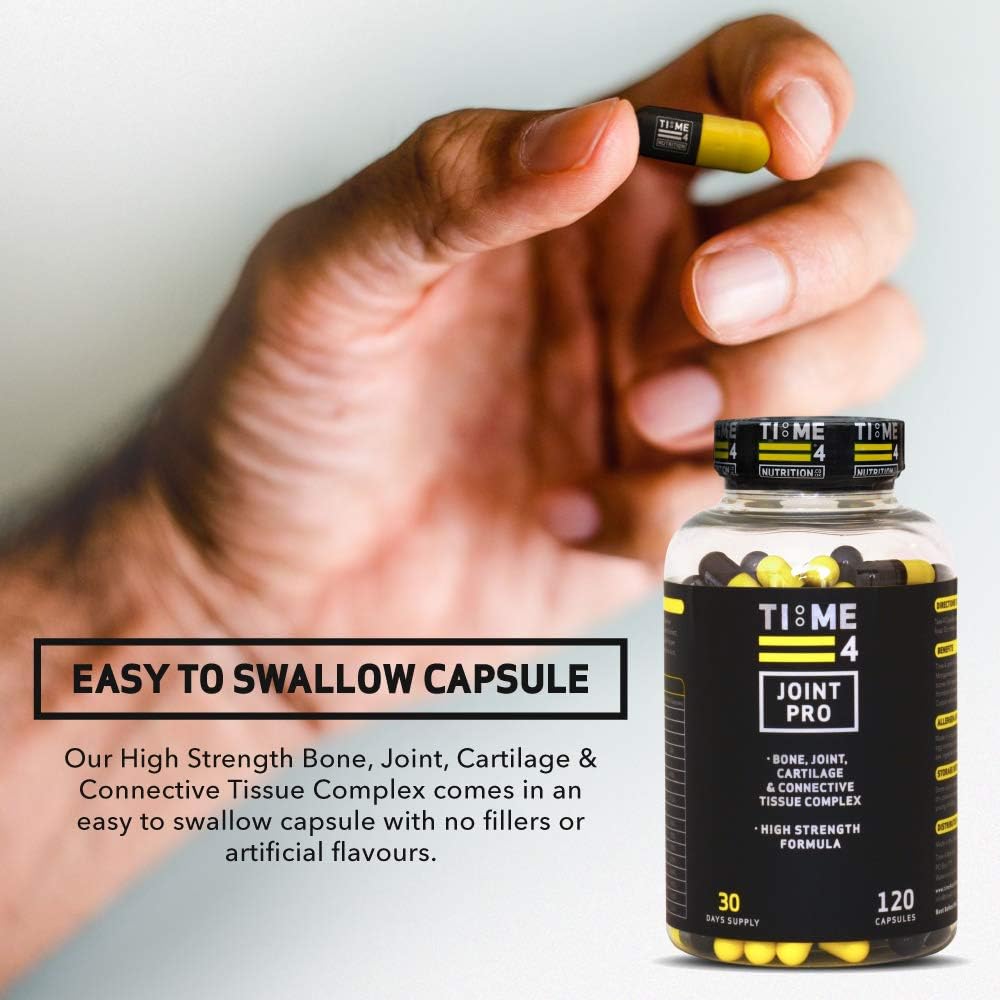 Time 4 Joint Pro, Joint Care Joint Health Supplements glucosamine and chondroitin high Strength Turmeric, 120 x Capsules - Image 4