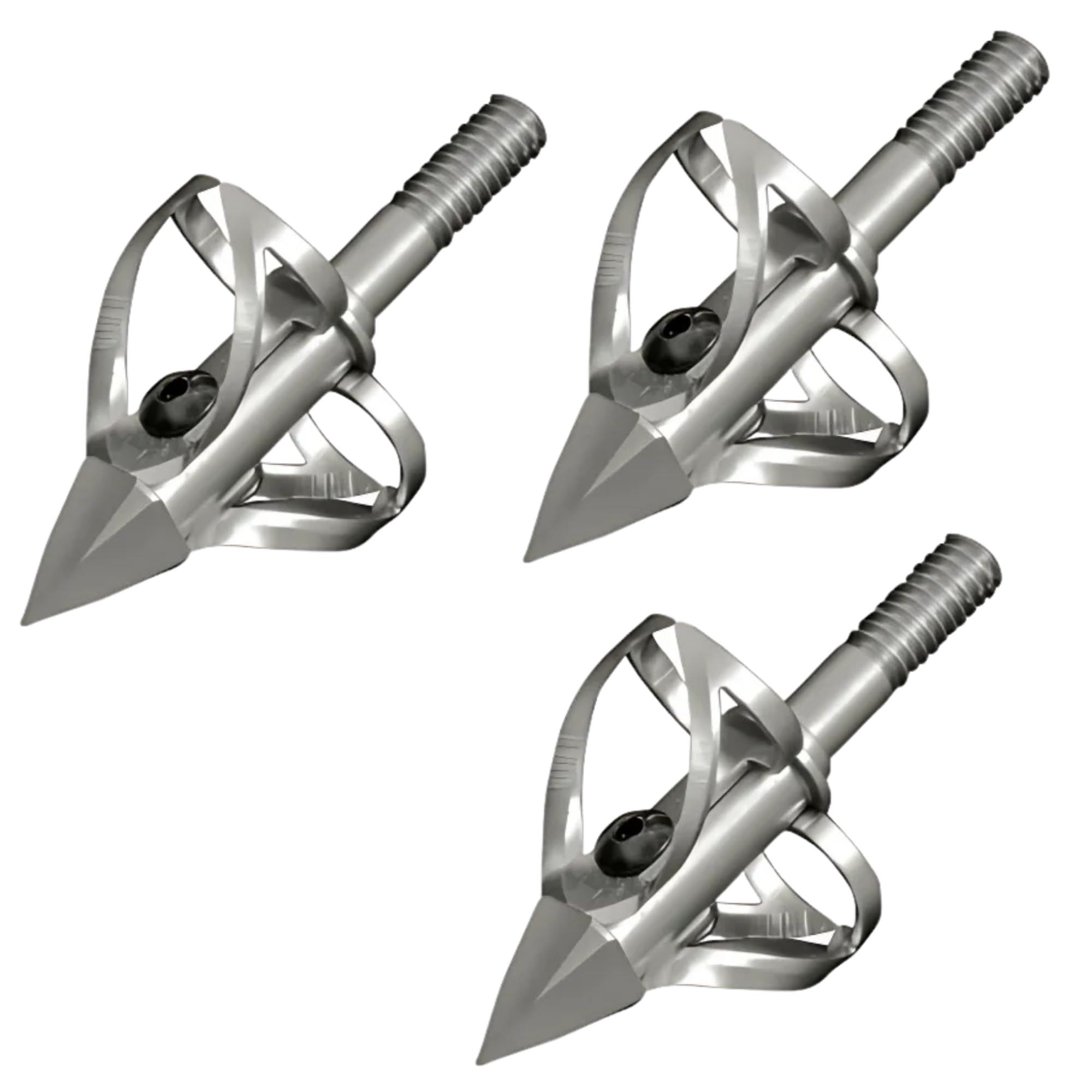 Flying Arrow Archery Pharmakon XP 2 | Fixed Blade Broadheads 100 Grain | 7/8” Cutting Diameter | Broadheads for Compound Bow | Coring Style Head | Archery Broadheads | Replaceable Blades | 3 Pack