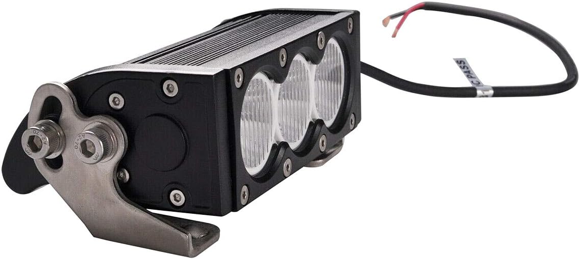 Lightronic Offroad 6" Single Row LED Light Bar, 6000K Cool-White Wide Flood Beam for Pickup Truck Fog Head Light, 12V/24V DC, Corrosion Resistant, Rugged Die-Cast Aluminum Housing, 1-Pack