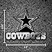Rico Industries NFL Dallas Cowboys Chrome Finished Auto Emblem 3D Sticker, Silver