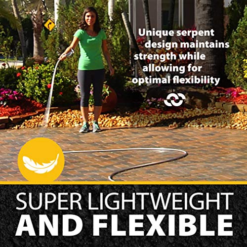 Bionic Steel 1582 Metal Garden Hose 50 Ft With Nozzle, 304 Stainless Steel Water Hose, 50 Ft Garden Hose Tough & Flexible thumb #3