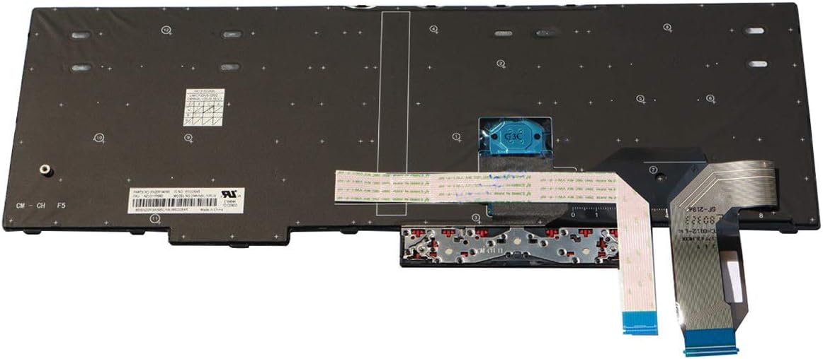 AUTENS Replacement US Keyboard for Lenovo ThinkPad E580 E585 L580 E590 E595 L590 T590 P15S P52 P72 P53 P53S P73 P53 P52 T15(Not Fit P52s) Laptop (No Backlight)