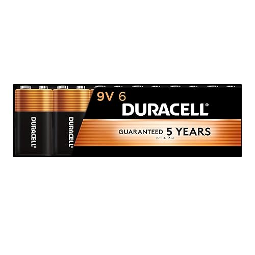 Duracell Coppertop 9V Battery, 6 Count (Pack of 1), 9