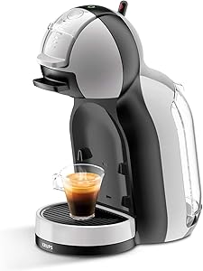 NESCAFÉ DOLCE GUSTO KRUPS Mini Me, Espresso Coffee Machine and Other Capsule Beverages, Automatic, Grey and Black