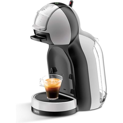 NESCAFÉ DOLCE GUSTO Krups Mini Me, Macchina per Caffè Espresso e Altre bevande in capsula, Automatica, Grigio e Nero