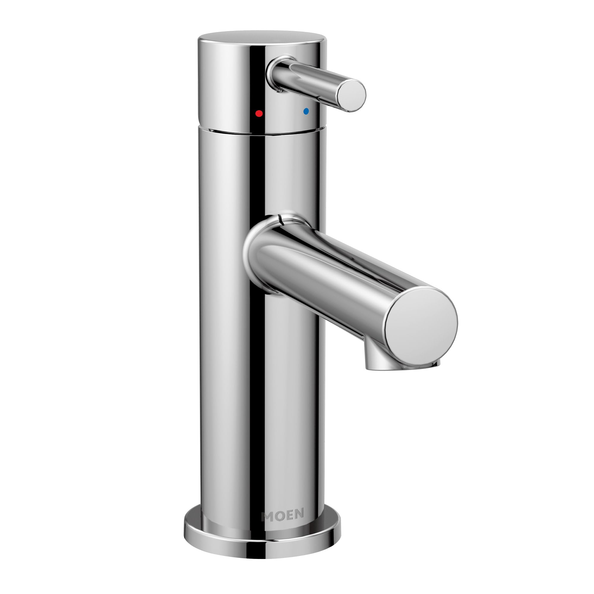 Moen Align Chrome One-Handle Modern Bathroom Faucet with Drain