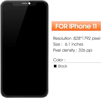Incell LCD Only for iPhone 11 Screen Replacement for iPhone A2111 LCD Screen A2223,A2221 3D Touch Display Digitizer Assembly Repair Parts No Frame(No Touch ID)