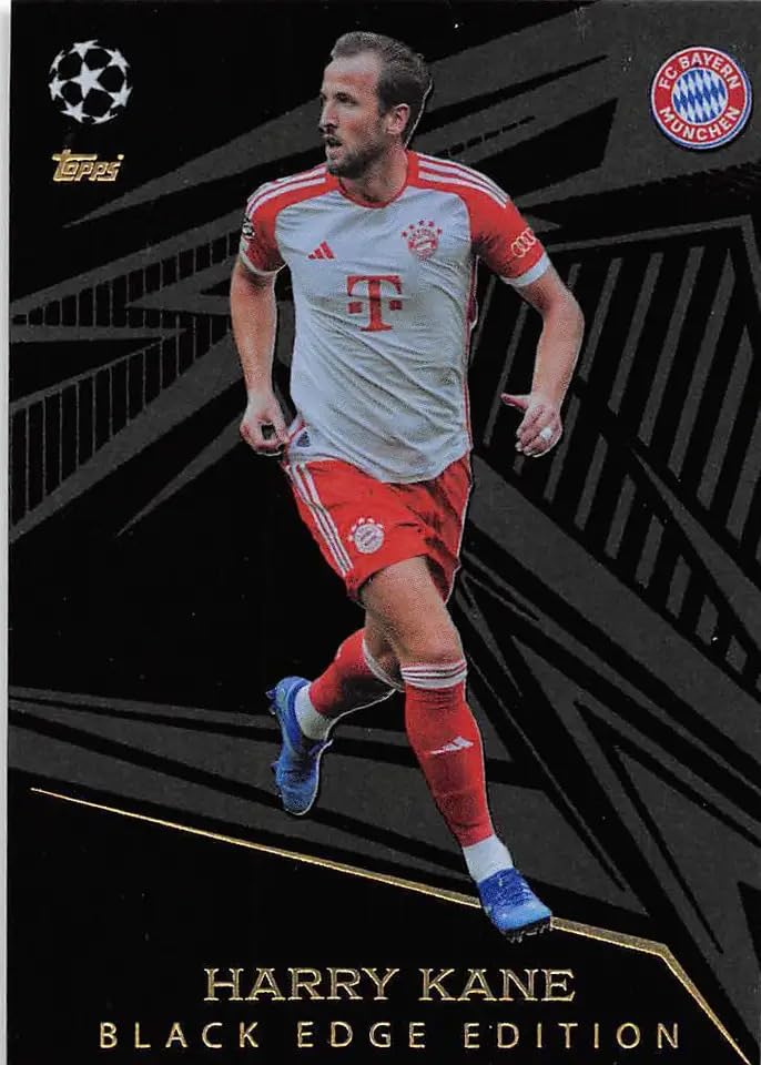 Match Attax Extra 2023 2024 Harry Kane Black Edge Trading Card, White