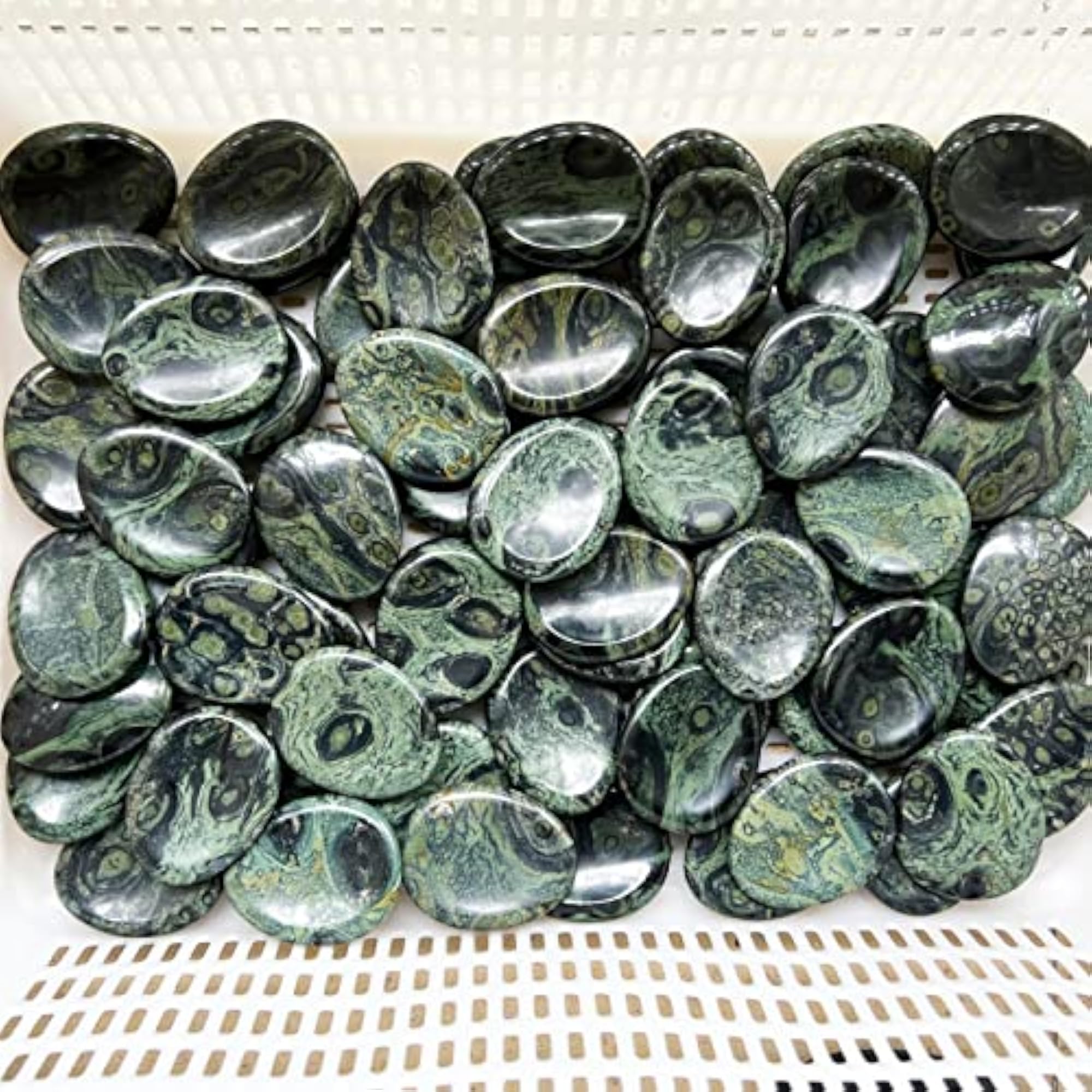 Fekuar Kambaba Natural Jasper Crystal Thumb Worry Stone