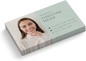 500 Visitenkarten Personalisiert | Visitenkartenhalter Design - URED 500 Visitenkarten Personalisiert | Visitenkartenhalter Design - URED