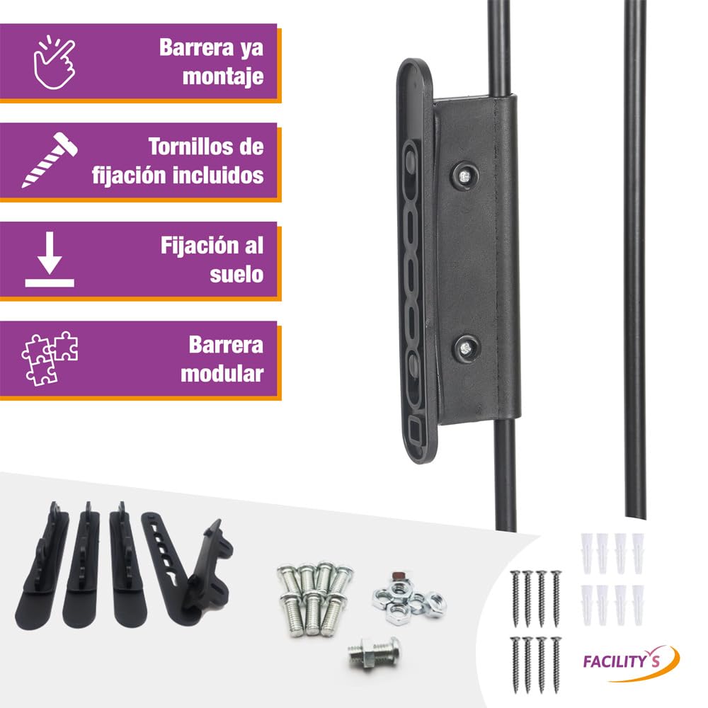 Barrera de Seguridad, para niños, bebés y Animales - 3 Metros, 5 Paneles