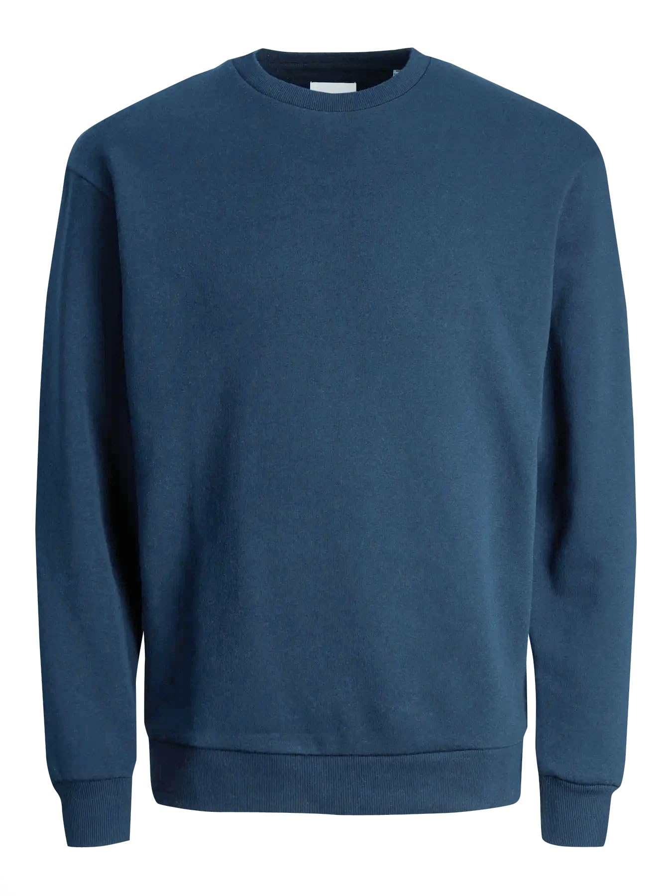 JACK & JONES Male Sweatshirt Plain Sweatshirt, Blue (insignia blue), XS