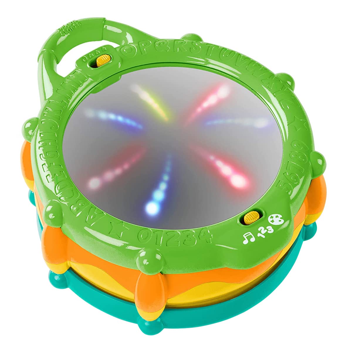 Brandclub - Bright Starts Light & Learn Drum with Melodies, Ages 3 Months