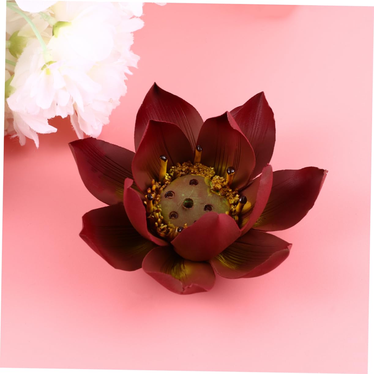 Zerodeko 2stücke Keramischer Lotus Räucherstäbchenhalter Handgefertigter Weihrauchbrenner Schnee-rot Dekorativ Für Teezimmer Und Zuhause Für Meditation Und Aromatherapie s Elegant Und