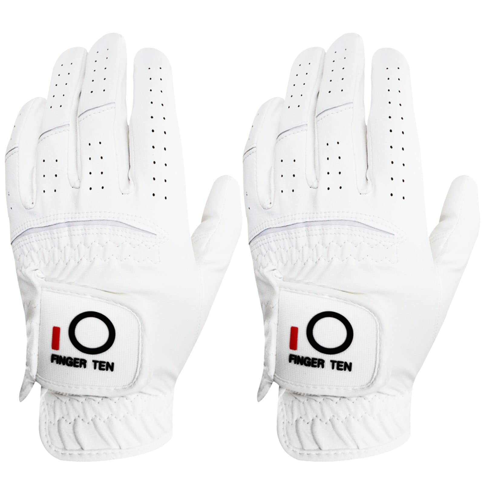 Golf Gloves Men Left Hand for Right Handed Golfer Resistant Grip Weathersof Synthetic Value 2 Pack