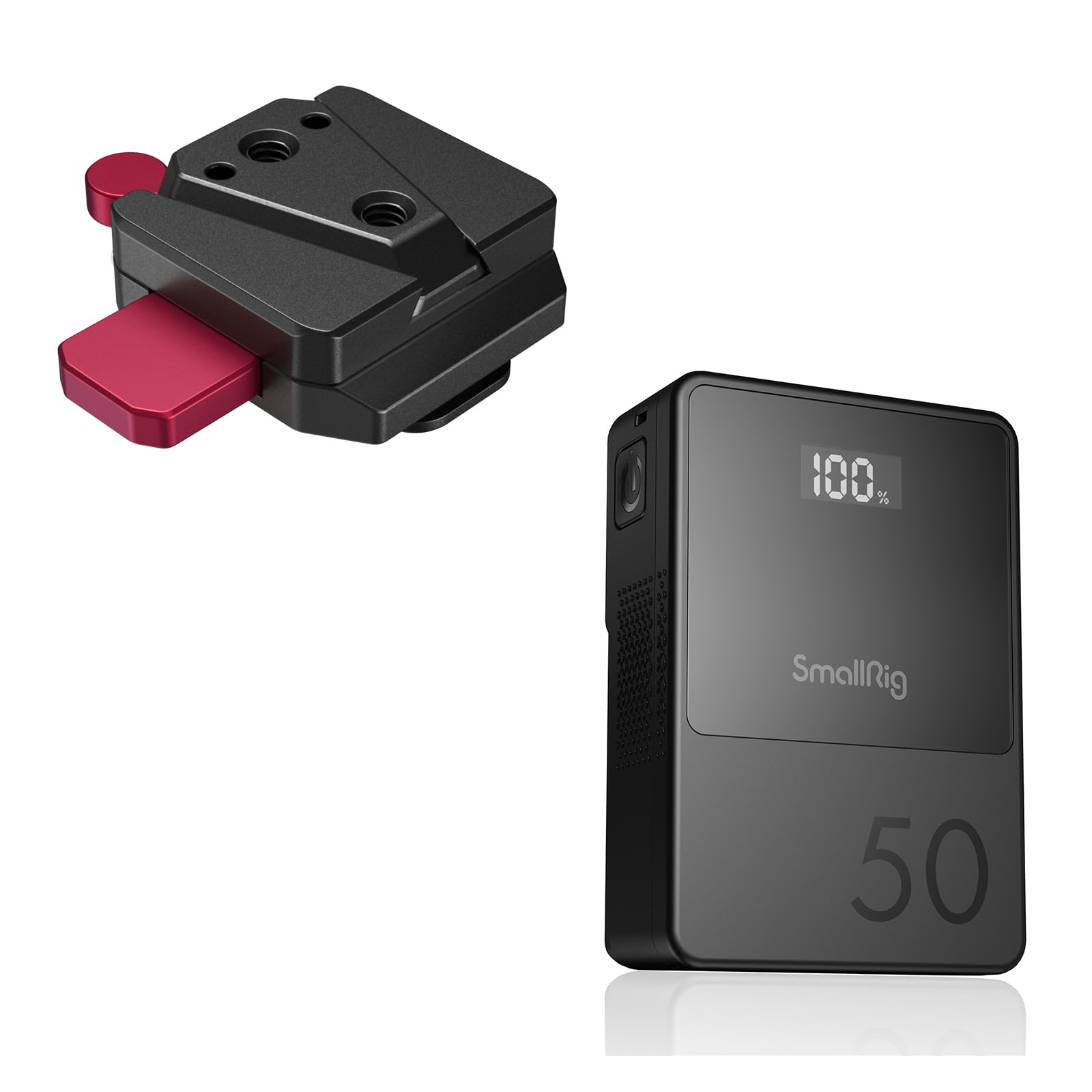 Bundle: SmallRig V-Mount Battery VB50 and SmallRig Mini V-Mount Battery Plate for DJI RS 3 / RS 3 Pro/RS 2 / RSC 2 Gimbals
