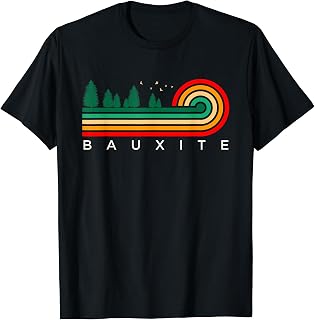 Evergreen Vintage Stripes Bauxite, Arkansas T-Shirt