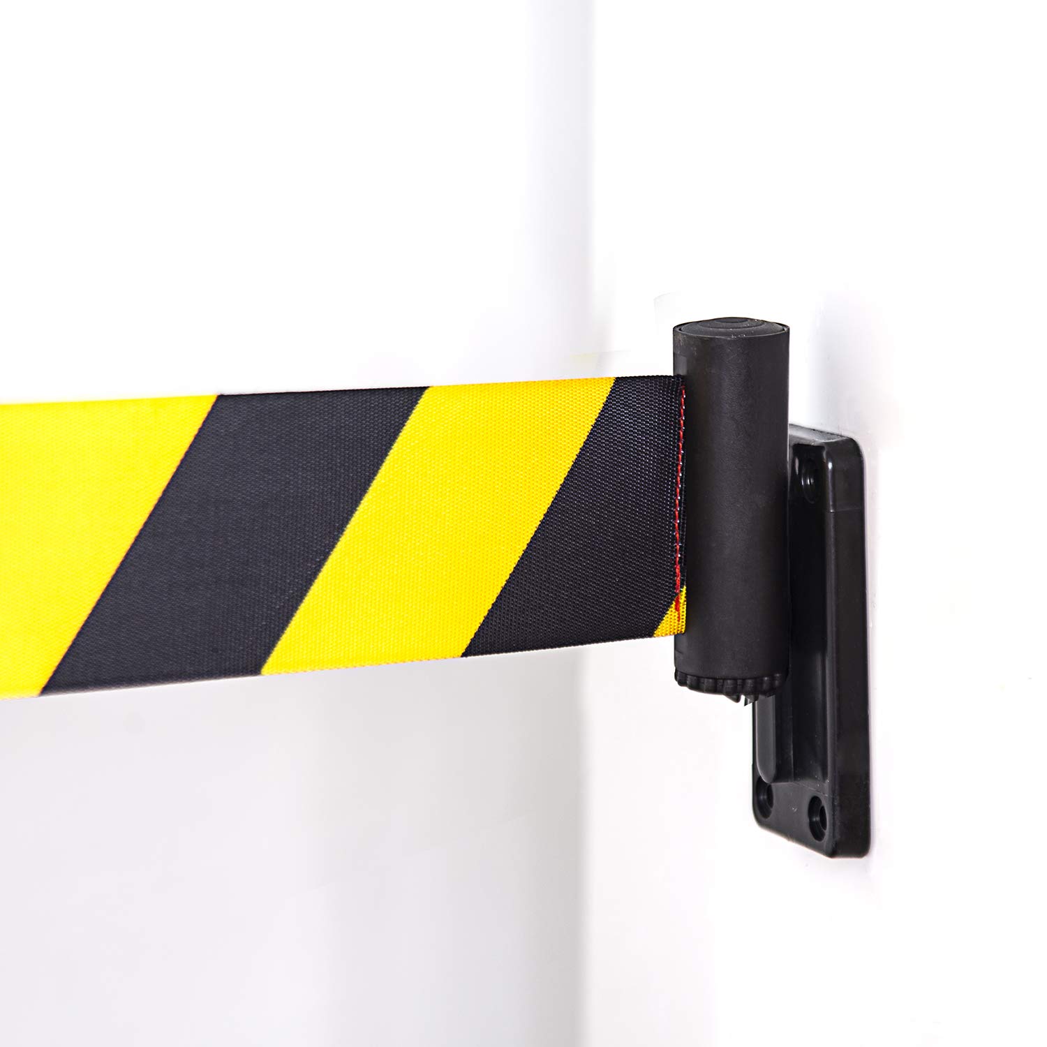Buy Wall Mount Retractable Rope Barrier with ABS Case, Crowd Control Rope Safety