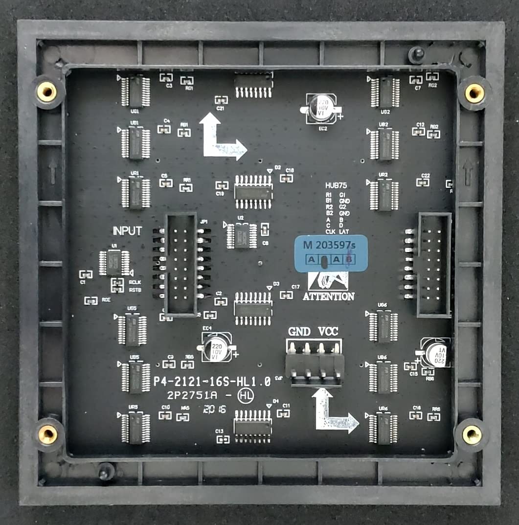 Amazon.co.jp: P4 RGB LEDマトリックスパネル 32X32ピクセル