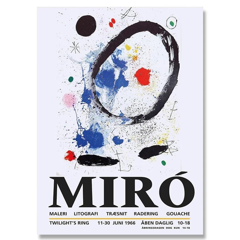 3 Personnage（ジョアン ミロ）アートポスター Amazon.co.jp: ジョアン・ミロのポスターと版画 ジョアン・ミロの形状