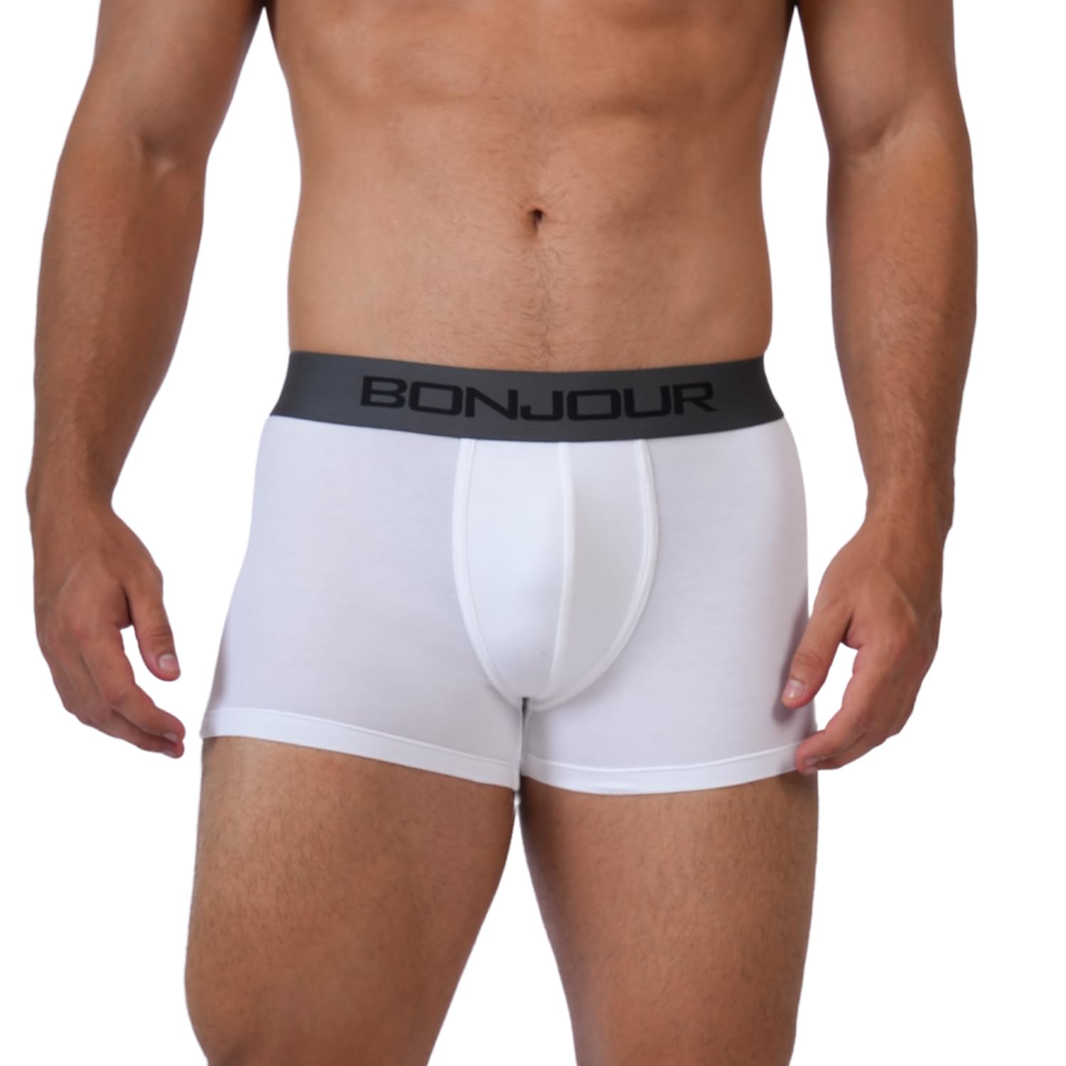 bonjour Men's Cotton Comfort Trunk - Soft Breathable Everyday Underwear (Pack of 1)-picture-19