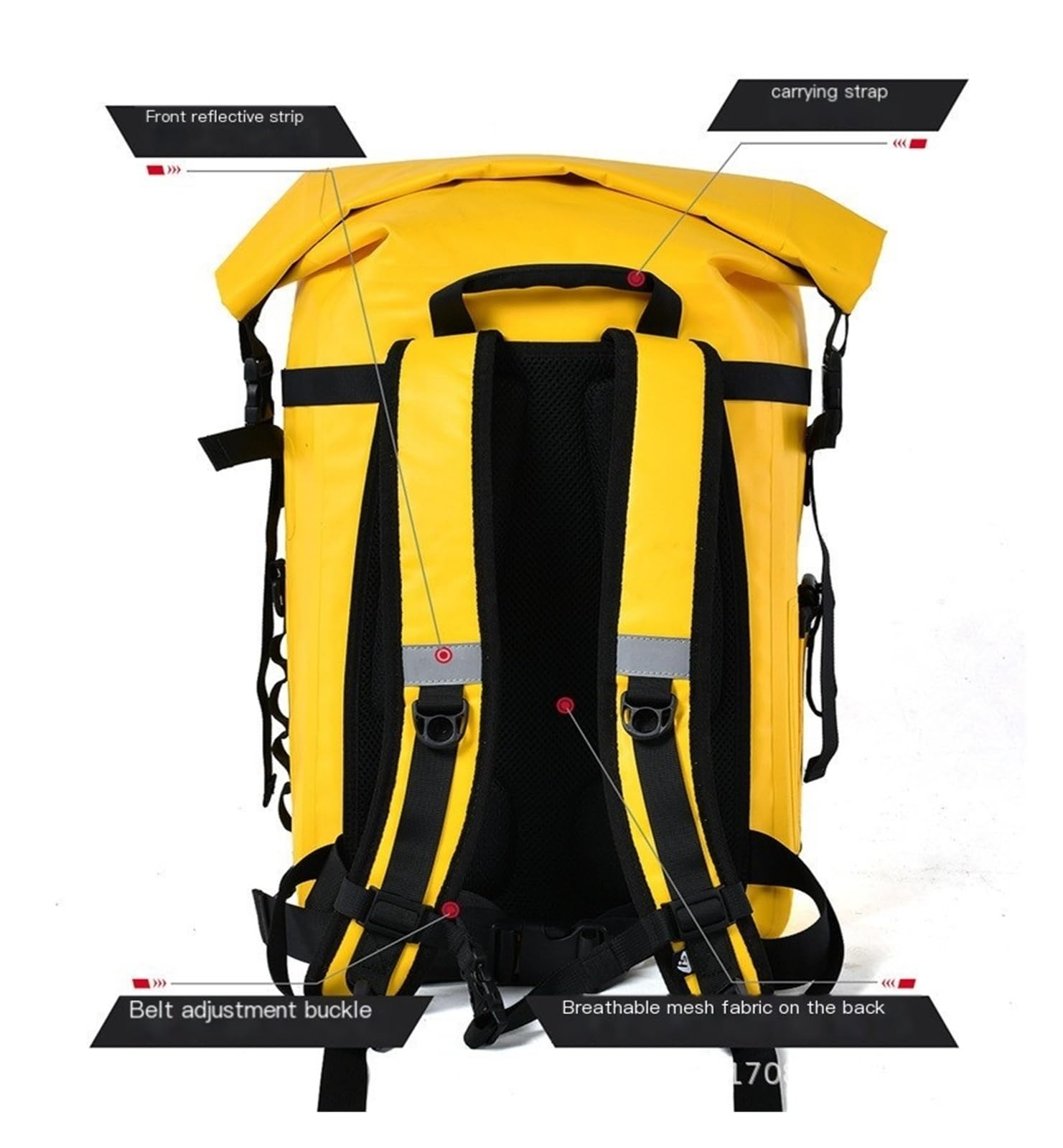 Sac à Dos étanche pour Plongée, Natation, Rafting, Sac Multifonctionnel d'extérieur