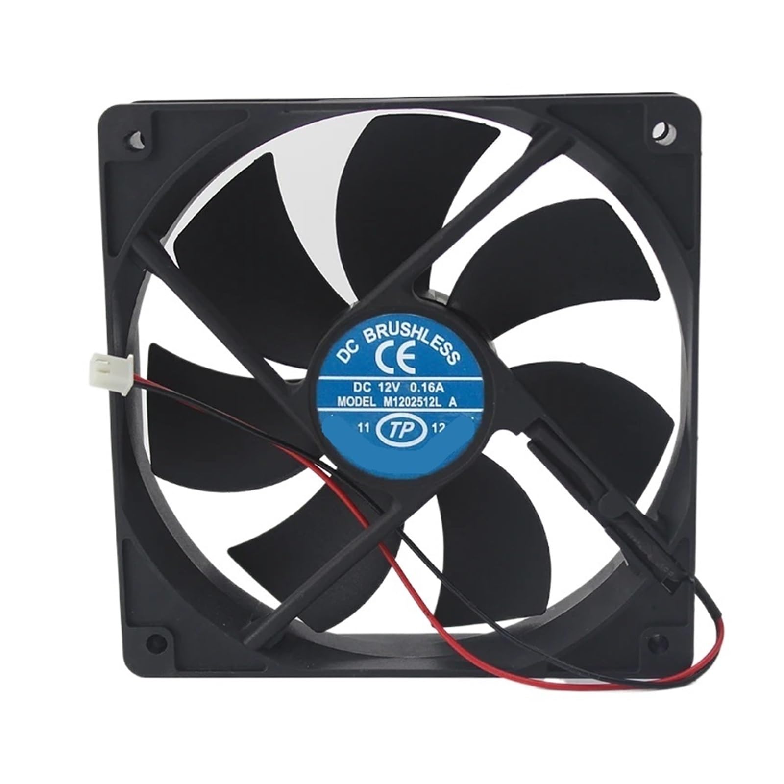 TPKMVGAP M1202512L Server Cooling Fan DC 12V 0.16A 120x120x25mm 2-wire