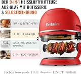 Fritaire Glass Air Fryer Non Toxic | 9-in-1 Pro | Self-Cleaning | 5 Qt | Lavender — image 2