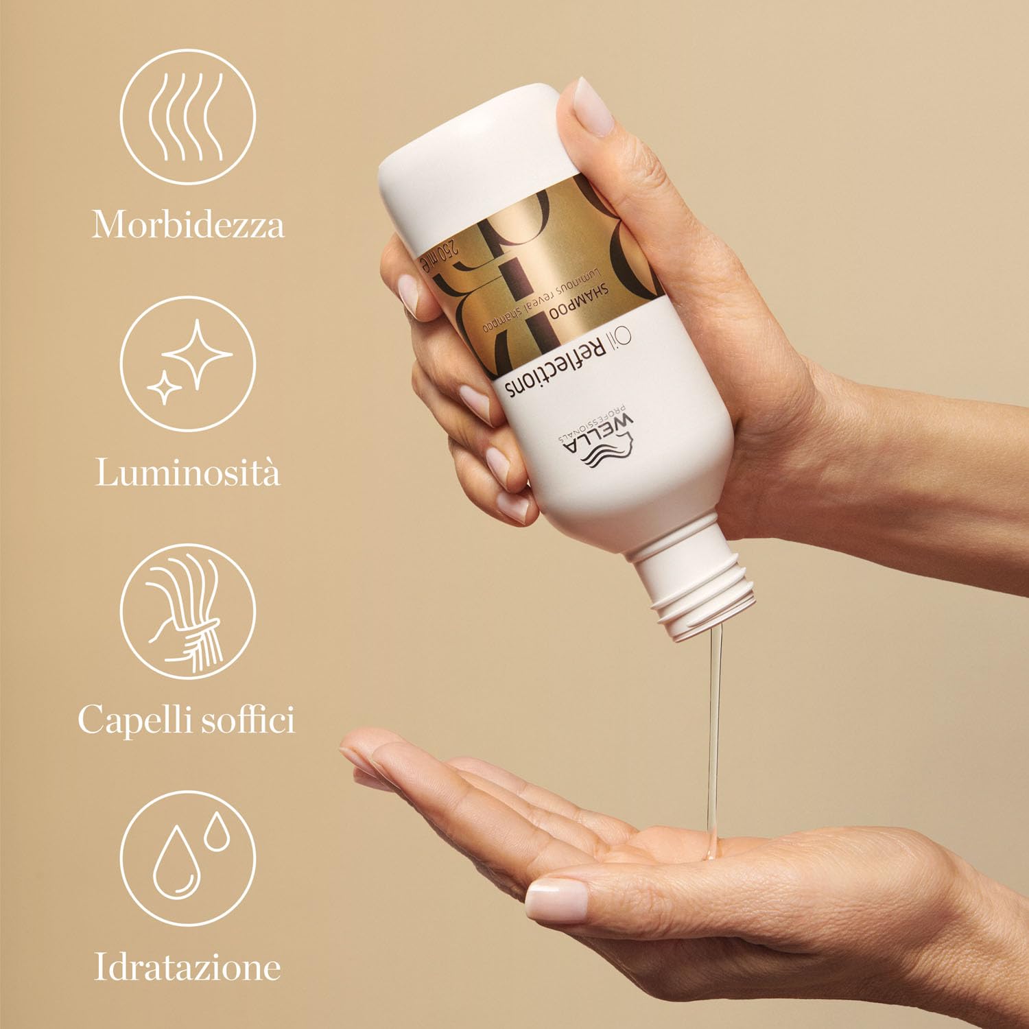 Wella Professionals OIL REFLECTIONS Luminous Reveal Shampoo - Shampoo Idratante e Detergente - Per morbidezza e lucentezza a lunga durata