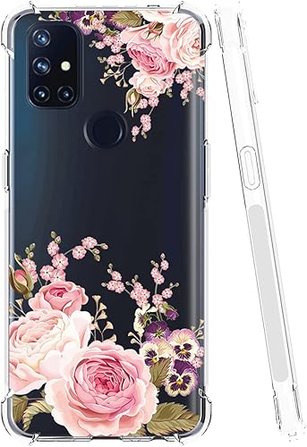 Miniatura 2 de Funda para Oneplus Nord N10 5G, Oneplus N10 5G Linda funda, transparente y flexible parachoques TPU suave goma silicona funda para teléfono para