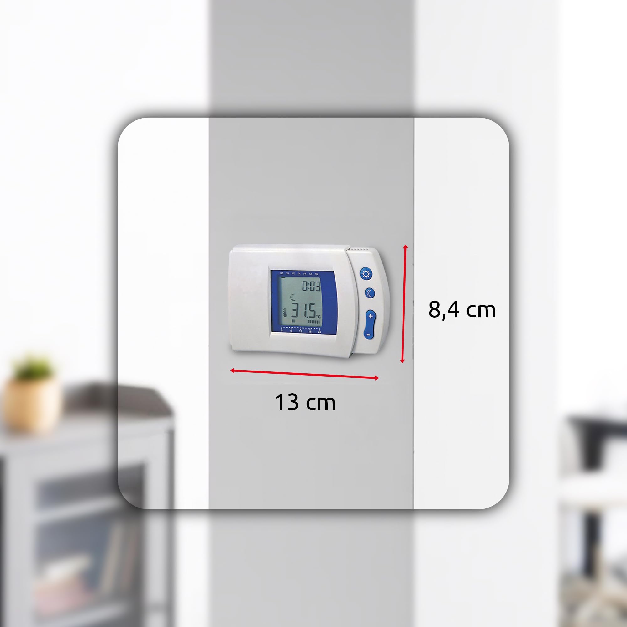 MKC HP-510T Cronotermostato Digital, Color Blanco