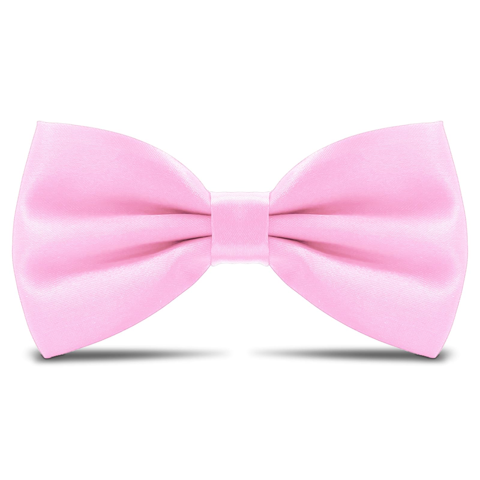 AHLPO Elegante Herren Fliege - Hochwertig, Mit Haken Verstellbar, Fliege Anzug für Hochzeit Party Feiern Büro Geschenk, Fliegen für Herren Damen Jungen, Fliege Rosa