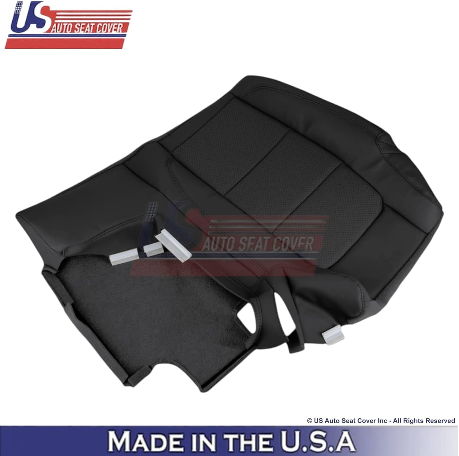 2011-2015 fits Ford Explorer 2nd Row Leather Replacement Seat Covers Black