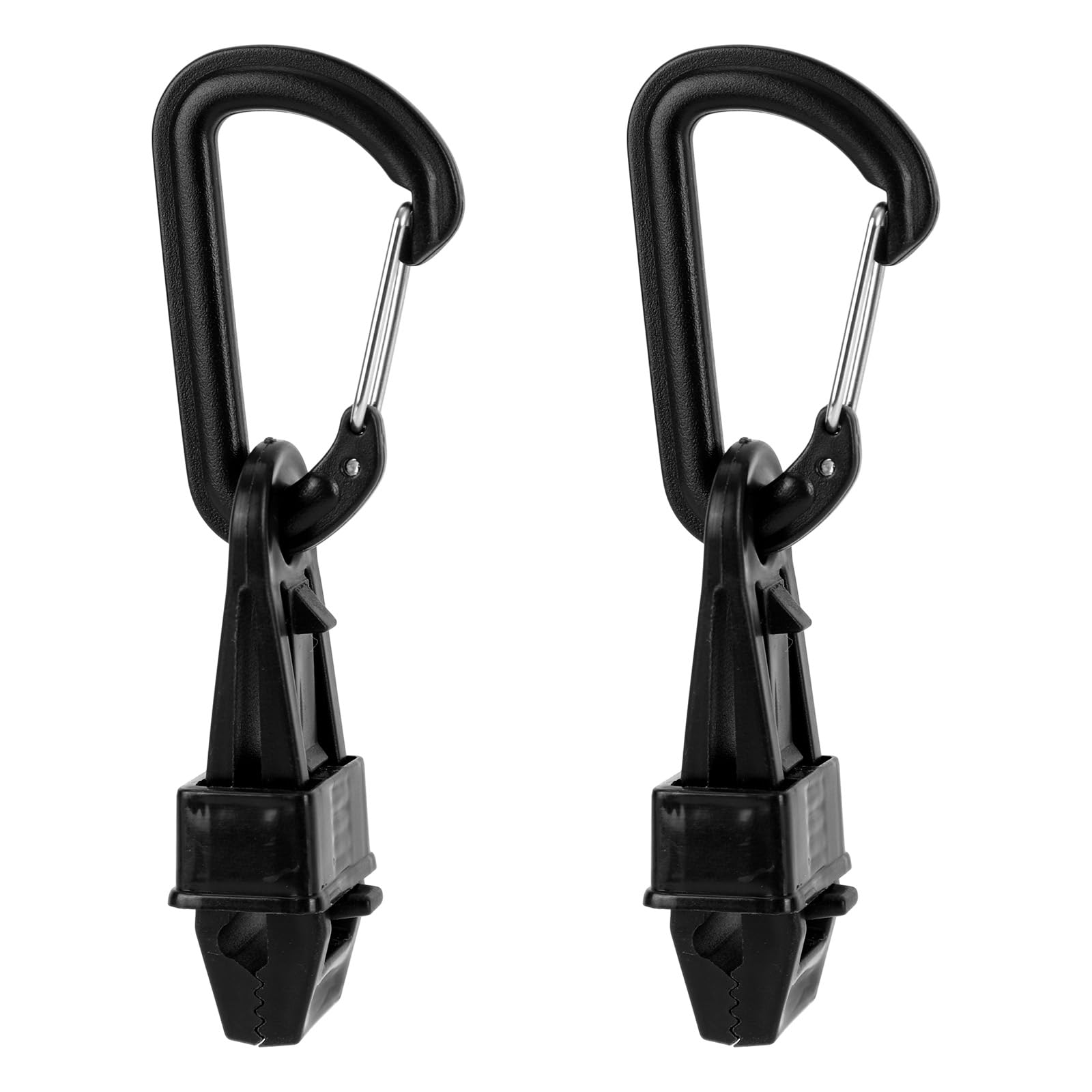 2pcs Boxing Gloves Clip with Carabiners, No-Slip Gloves Clamp Holder for Hanging MMA Muay Thai Glove on Backpack Gym Bag or Gear Bag Quick-Dry Carrying Hook for Training Equipment