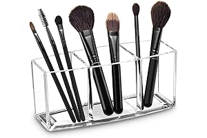 Acrylic Makeup Brush Organizer Holder: Premium Makeup Organizer and Storage
