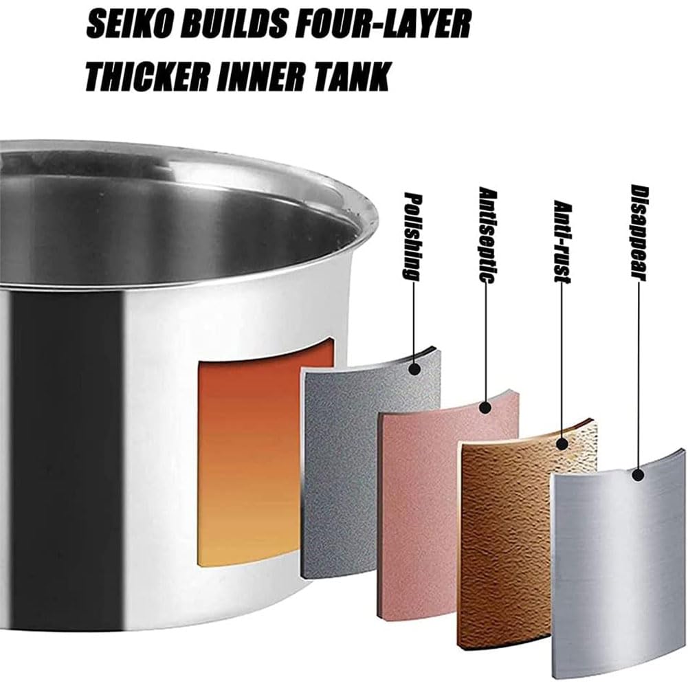 Gewerbliche Maschine, Gewerblicher automatischer Perlentopf, 3/7-l-Isolierfass für Sushi-Reis, Isoliertopf für braune Zuckerperlen mit Temperaturregelung von 30–100 °C, W