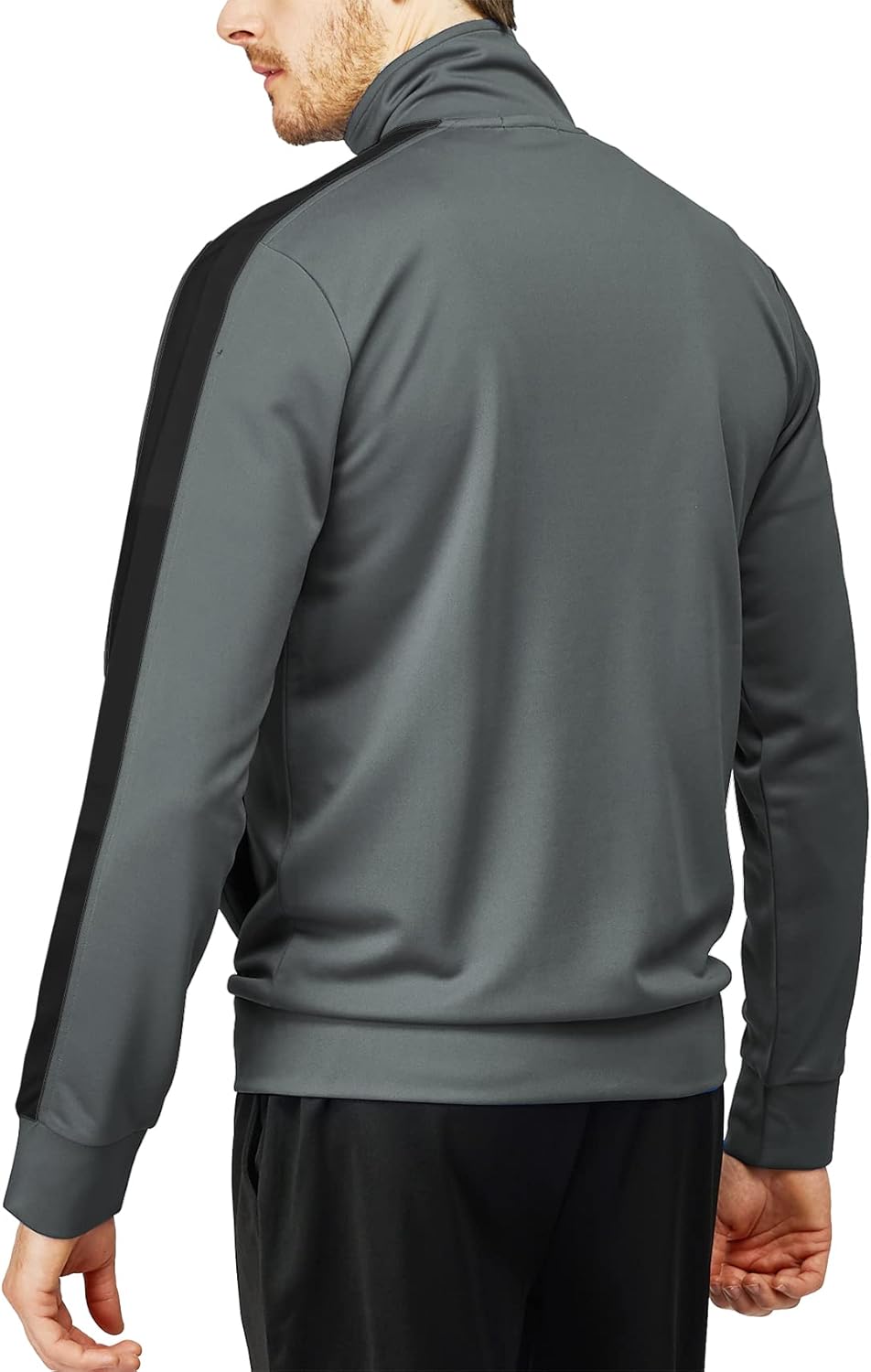 H2H Mens Active Slim Fit Track Lightweight Jacket Zip-up Long Sleeve - Image 5