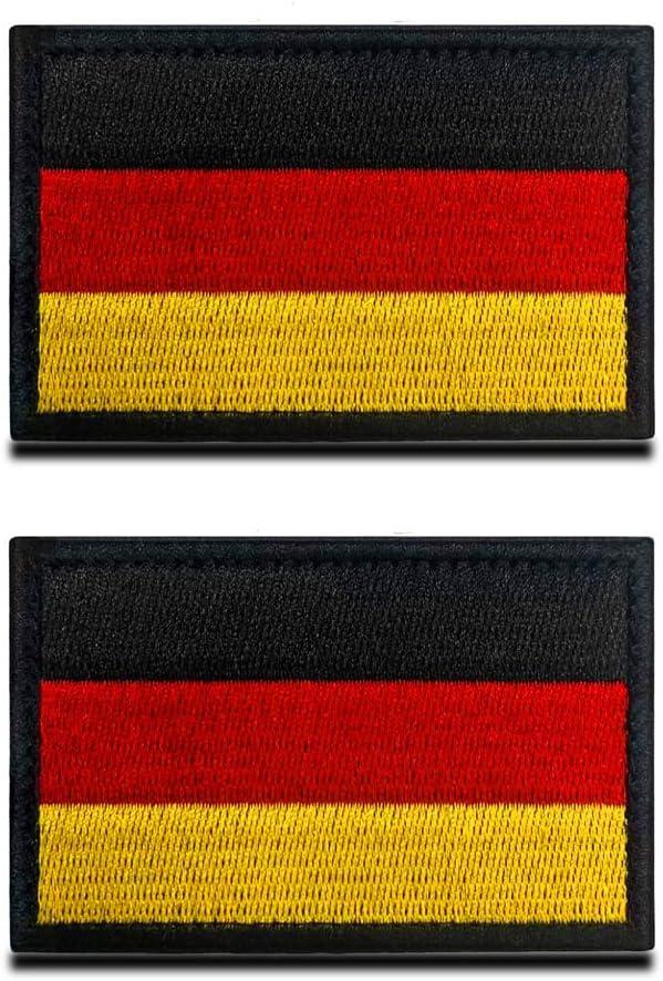 U24 Israel-Deutschland Adler Flagge Aufnäher 9x6cm - Aufbügler Patch Für Jacken & Taschen
