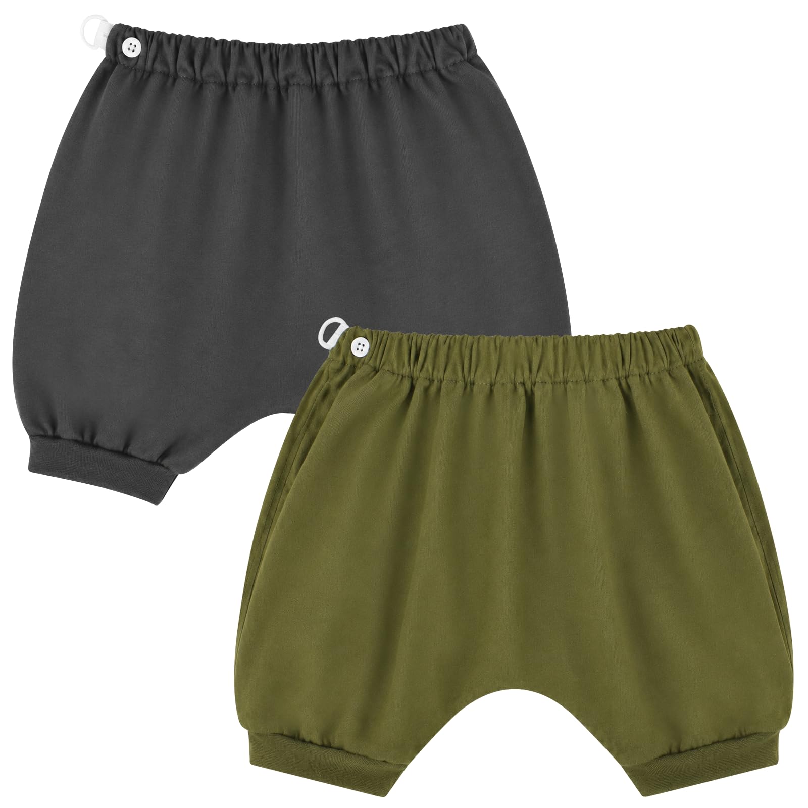 MOEMOE BABY Pantalon Impermeable Enfant Short,Lot de 2 Culotte Apprentissage Propreté Garcon,Couche Imperméable Enfant
