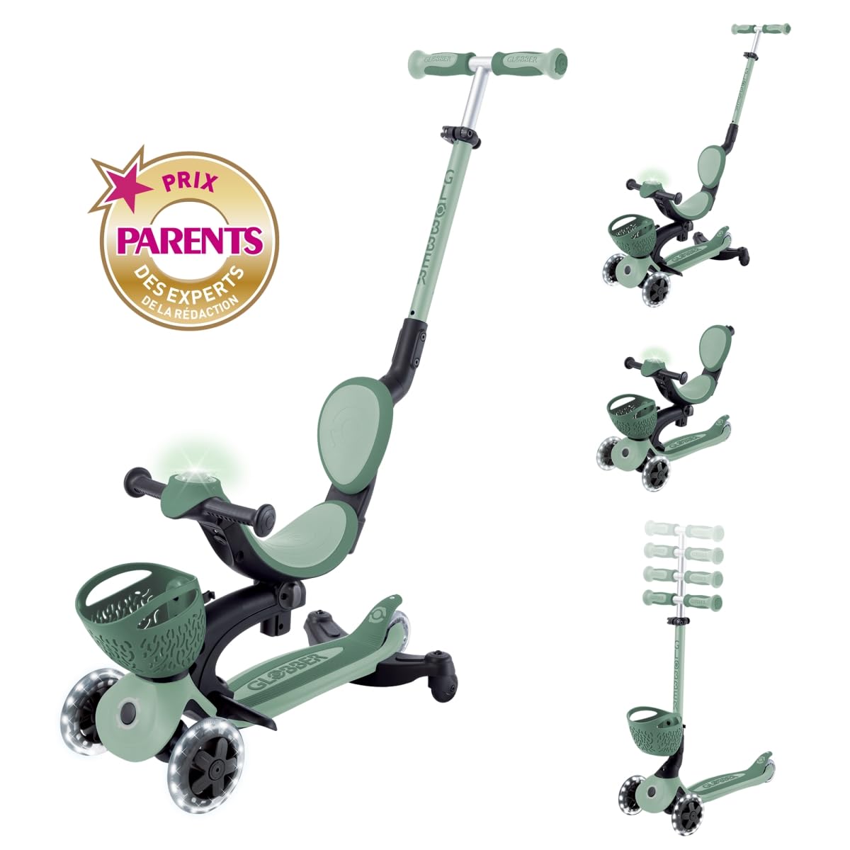 Globber Trottinette Go•up Baby 360 Lights - Monopattino Gioventù Unisex