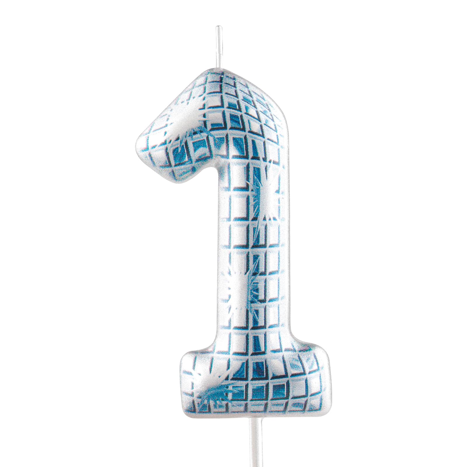 Funny Disco Themed Birthday Candles, Number 21 Retro Disco Mirror Ball Candle Cake Topper Decorations, Dance Party Supplies, 18th 21th 30th 40th 50th 60th Birthday Gifts for Him Her Disco Lovers — view 24