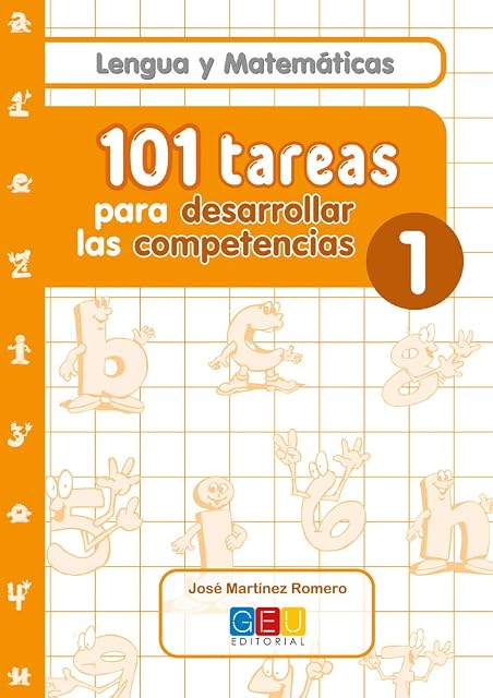 Portada de 101 Tareas para Desarrollar las Competencias 1: Lengua y Matemati Cas