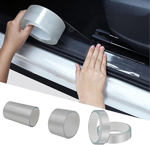 Protector de borde de puerta de automóvil transparente, tira anticolisión automotriz para borde de puerta de automóvilprotector de umbral de puerta,