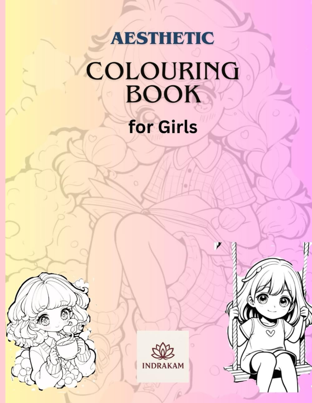 Aesthetic Coloring Book for Girls: Cute & Aesthetic Coloring Pages for All Age